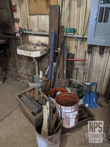 lot 88 image: Lot of Mild Steel and More Against Wall