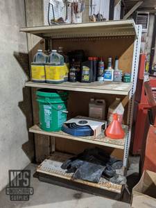 lot 145 image: Contents of Shelf - Cutting Fluid, Automotive Fluids and More