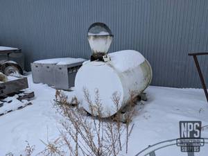 lot 146 image: Waste Oil Tank - Partially Full, 60 Long and 36 Diameter