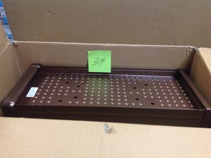 lot 34 image: Architectural Mailboxes Hillsborough Post Mount Mailbox Copper  in good condition