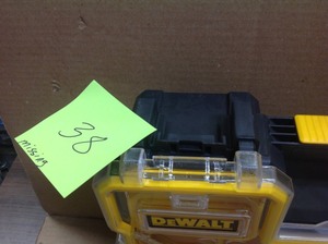 lot 38 image: DEWALT 10-Compartment Deep Pro Small Parts Organizer MISSING pcs