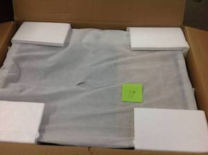 lot 19 image: AKDY 30 L x 22 W Drop-In Kitchen Sink with Basket Strainer not used