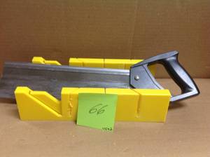 lot 66 image: 14 in. Miter Box and Saw Set  USED  