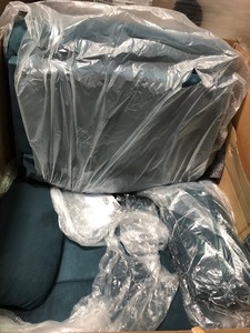 lot 204 image: Blue Microfiber Recliner in good conditions