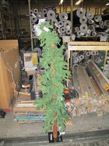 Artificial LED Tree in green, roughly 5.5 feet tall by Vickerman