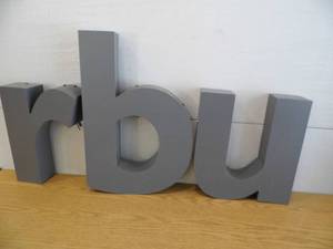 Lot of 3 LED letters