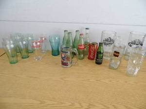 Coke Glasses  Bottles - Octoberfest Mugs