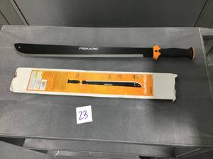 lot 23 image: FISKARS 22 in. Steel Blade Machete