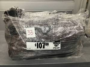 lot 33 image: 20x30 Heavy duty Silver & Brown Tarp