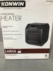 lot 34 image: KONWIN Quartz Infrare Heater