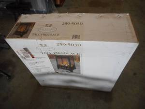 One New Tall Outdoor Fireplace by Backyard Creations
