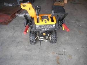 One Cub Cadet 3X Three Stage 28 Snowblower