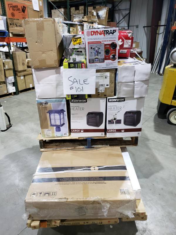 WHOLESALE PALLET LOT OF GENERAL MERCHANDISE, Wholesale Pallets Home
