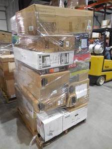 lot 6 image: WHOLESALE PALLET LOT OF GENERAL MERCHANDISE, LIGHTING, RANGE HOODS, SINKS