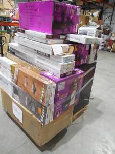 lot 16 image: WHOLESALE PALLET LOT OF GENERAL MERCHANDISE, FLOORING, SEASONAL, RANGE HOODS,