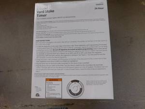 lot 45 image: 2 - Outdoor Mechanical Timer with Yard Stake
