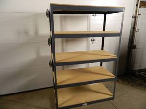 lot 2 image: 5 Tier Utility Shelf