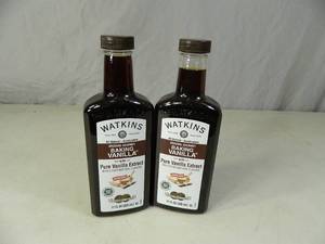 lot 31 image: 2 New Bottles of Watkins Vanilla