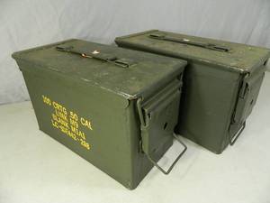 lot 41 image: Military Surplus Ammo Cans