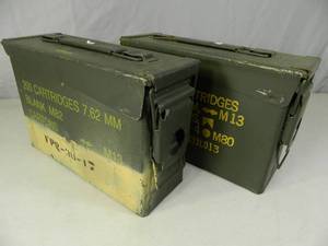 lot 42 image: Military Surplus Ammo Cans