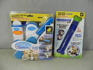 lot 54 image: New Fur Wizard and New Chew Brush