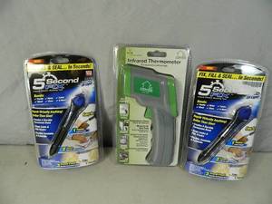 lot 75 image: 2 New 5 Second Fixes and New Infrared Thermometer