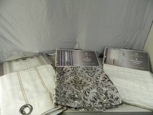 lot 106 image: 3 New Sets of Curtains