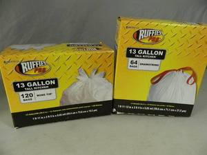 lot 119 image: 184 New Garbage Bags