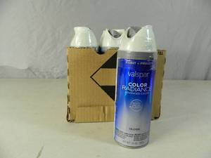 lot 151 image: Case of New Valspar Spray Paint