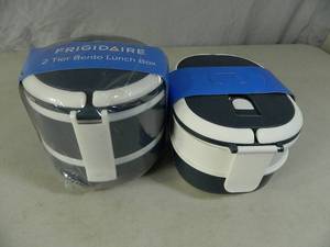 lot 153 image: 2 New Frigidaire Bento Lunchboxes