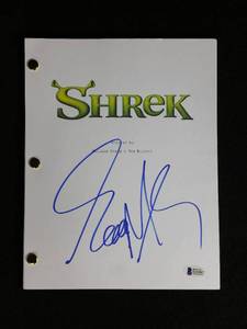 lot 2 image: Eddie Murphy Signed Shrek Movie Full Script (Beckett Authentication)