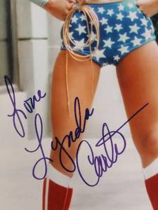lot 10 image: Lynda Carter (Wonder Woman) Signed 8x10 Photo