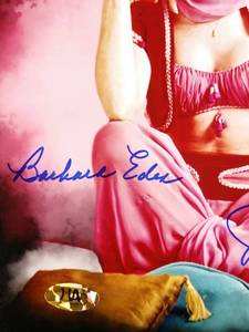 lot 12 image: Barbara Eden Signed I Dream of Jeannie 8x10 Photo Inscribed Jeannie (MAB Hologram)
