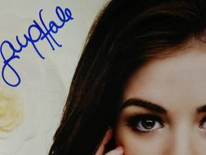 lot 18 image: Lucy Hale Signed 11x14 Photo (PSA COA)