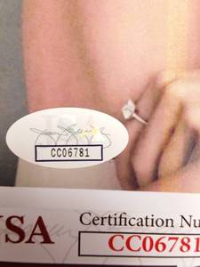 lot 36 image: Sienna Miller Signed 8x10 Photo (JSA COA)