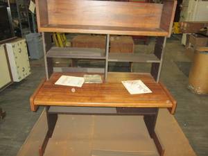 lot 35 image: OSullivan desk with credenza...