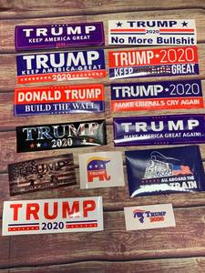 lot 24 image: Lot of 13 Trump Stickers