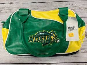 lot 27 image: NDSU Bison Womens Purse Clutch Bowler Style Bag