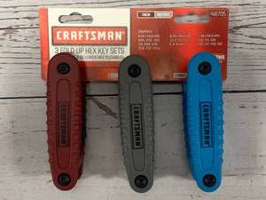 lot 35 image: Craftsman 3 Pack Hey Keys & Torx Set