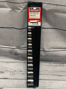 lot 37 image: Craftsman 38 dr 9pc Socket Set