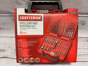 lot 50 image: Craftsman 50pc Drill & Driver Bit Set