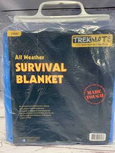 lot 69 image: All Weather Survival Blanket $24 retail