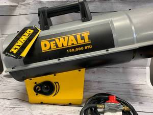 lot 70 image: DeWalt 150,000 BTU Propane Heater $249 retail
