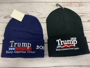 lot 71 image: Lot of 2 Trump 2020 Winter Hats