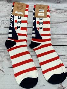 lot 77 image: Lot of 2 Maga Trump Socks