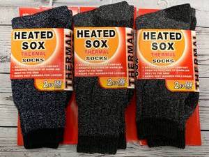 lot 99 image: 3 Pair New Winter Thermal Socks