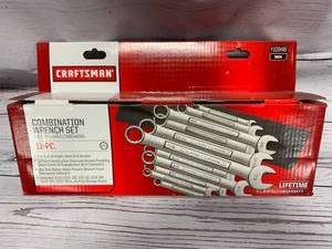 lot 118 image: Craftsman 11pc Combination SAE Wrench Set