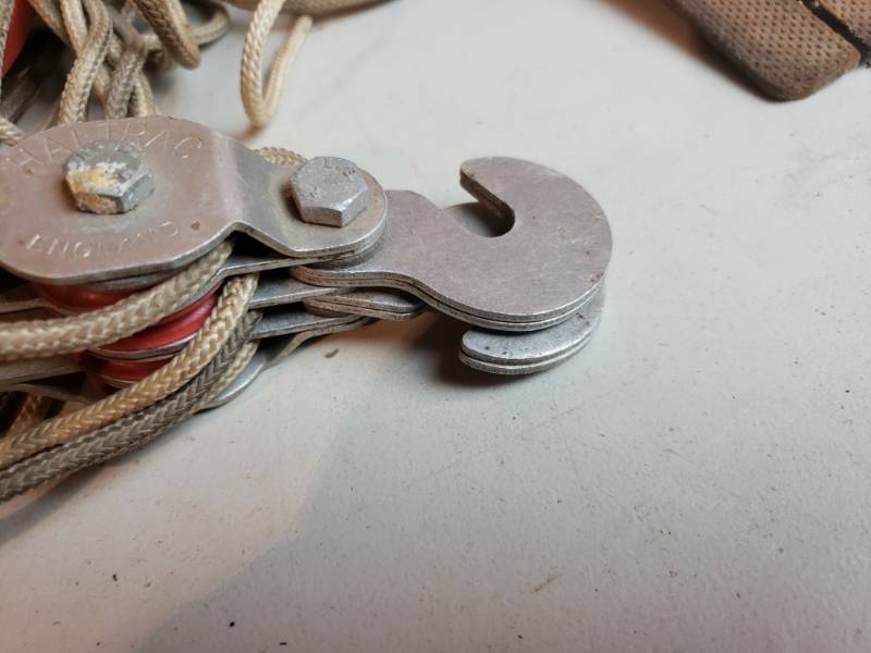 Small Block and Tackle and Rope Wood Shop Tools, Automotive Tools