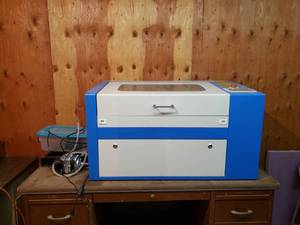 lot 1 image: 50W Laser Cutter, Etcher, Engraver