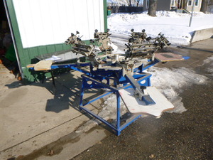 lot 3 image: Hopkins International Screen Printer
